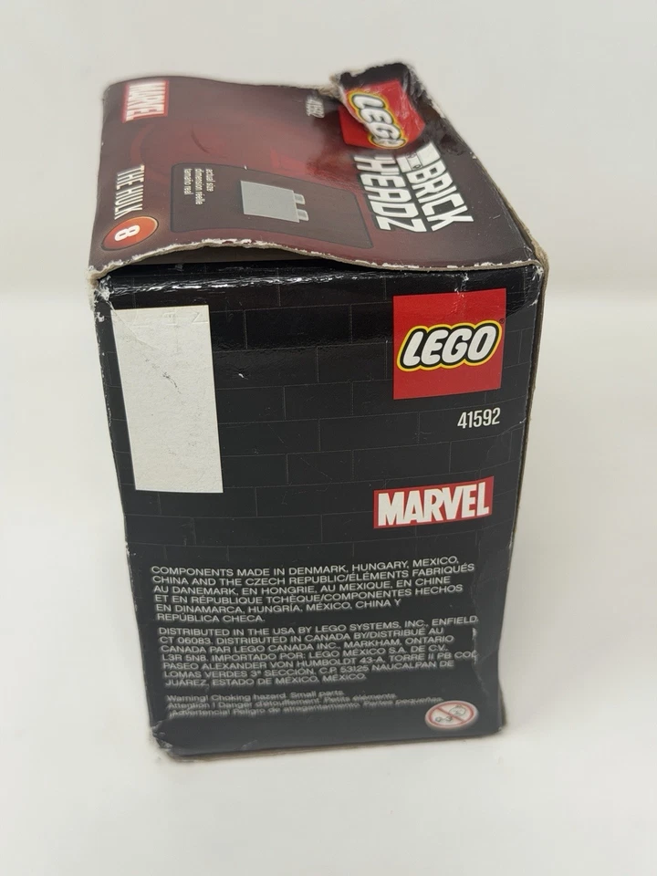 LEGO The Hulk BRICK HEADZ 41592 - Marvel Comics SUPER HÉROE Juego de construcción Foto 4 de 4