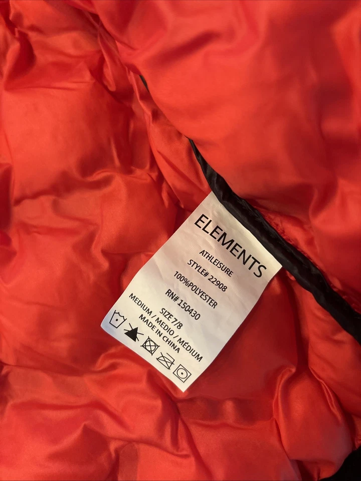 Abrigo de plumón juvenil pequeño (5-6) Foto 4 de 4