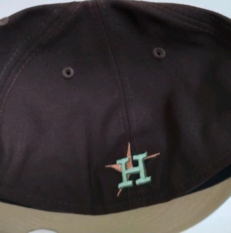 Houston Astros New Era 59fifty Cap Zombie Pack Size 7 5/8 Double Logo - Image 4 of 4