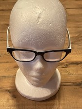 Face a Face Paris France Black  White Eye Glasses  Case Terry 1  51/16  734