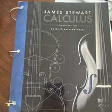 James Stewart Calculus Early Transcendentals 8th Ed Ringbound Cengage