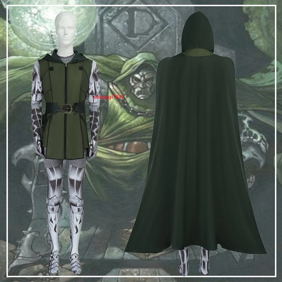 Avengers:doomsday Doctor Doom Cosplay Halloween Costume Complete Set Outfit Show - Image 4 of 4