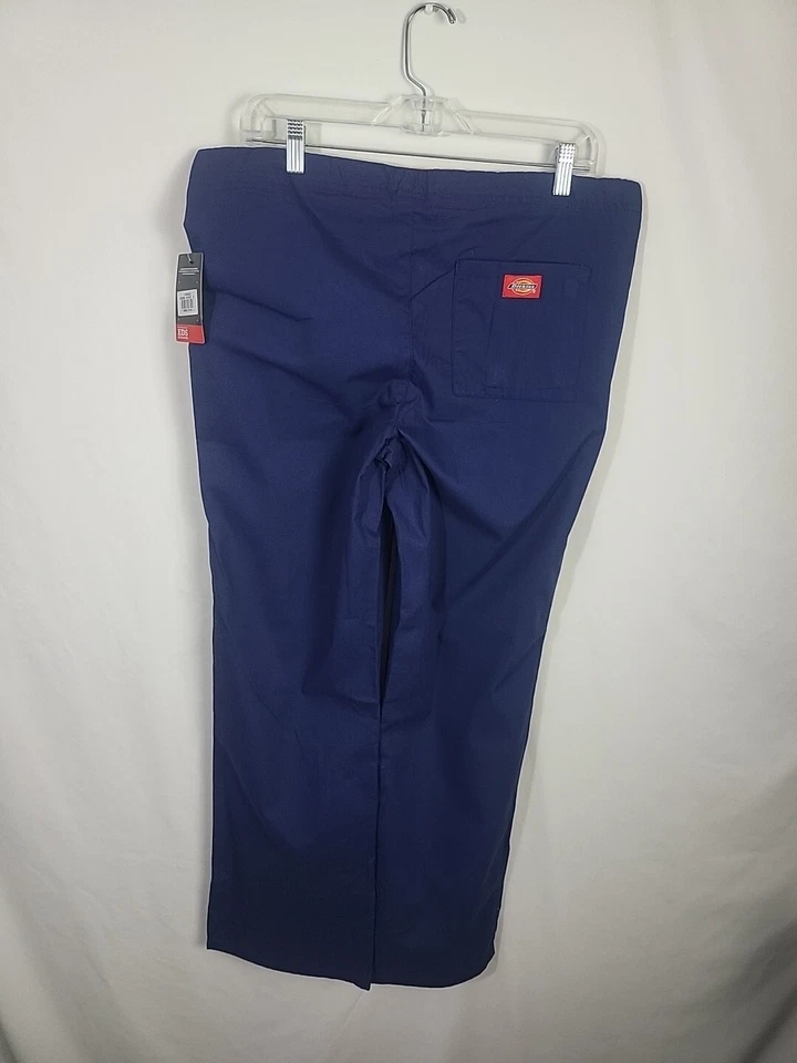 DICKIES EDS UNISEX 磨砂裤小号抽绳弹力蓝色 — 第 3/4 张图片