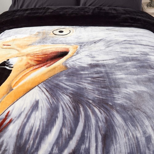 2 Ply Heavy Blanket 2 Sides Printed Soft Thick Warm Bed Throw Blanket 85" x 93" - Picture 70 of 112