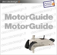 Adesivi scritte motore marino fuoribordo Motorguide elettrico  barca stickers