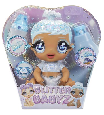 Glitter Babyz January Snowflake Baby (Blue) with 3 Magical Color Changes