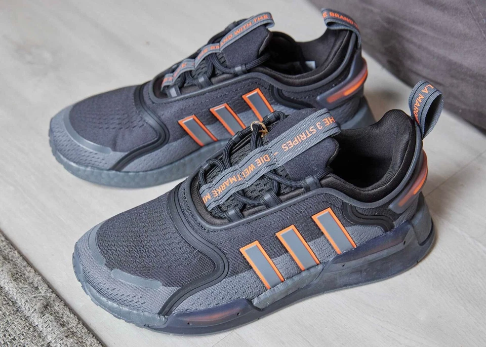 Adidas NMD V3 Low Black Solar Orange - Men's Size 6.5 Brand New - Image 4 of 4