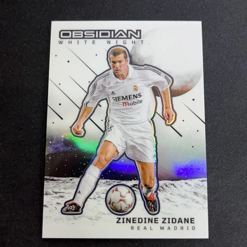 2023-24 Panini Obsidian Zinedine Zidane #8 White Night Case Hit SSP