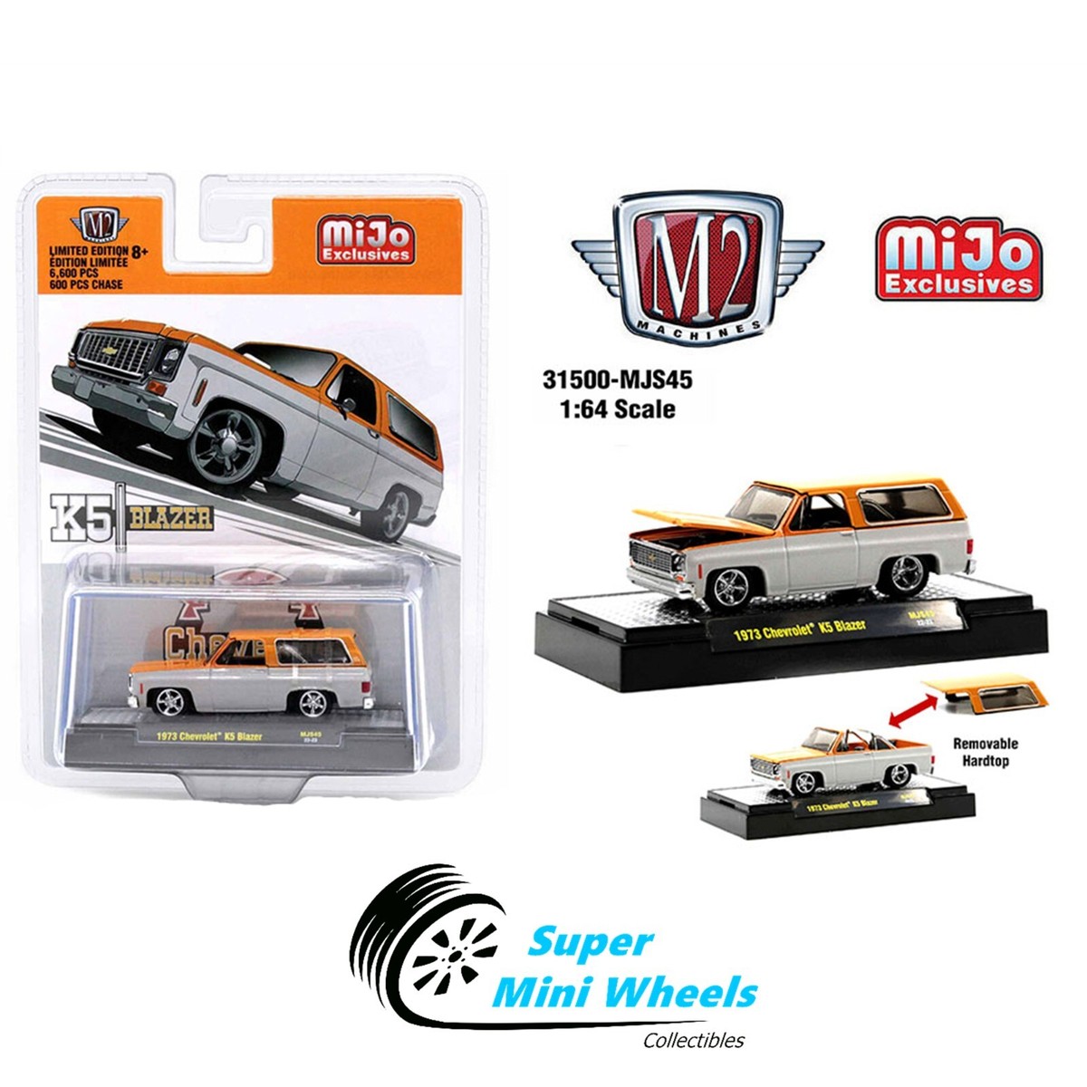 M2マシーン ウォルマート限定　1973 シボレーK5 ブレーザー M2マシーン HOBBY EXCLUSIVE 1/64 1973 シボレー K5 ブレイザー