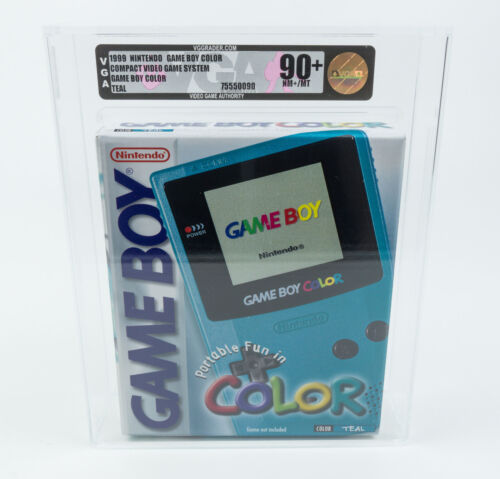 Game Boy Color *Versione USA Teal* Nuovo / Nuovo / Sigillato VGA 90+ quasi nuovo + / Nuovo di zecca - Foto 1 di 9