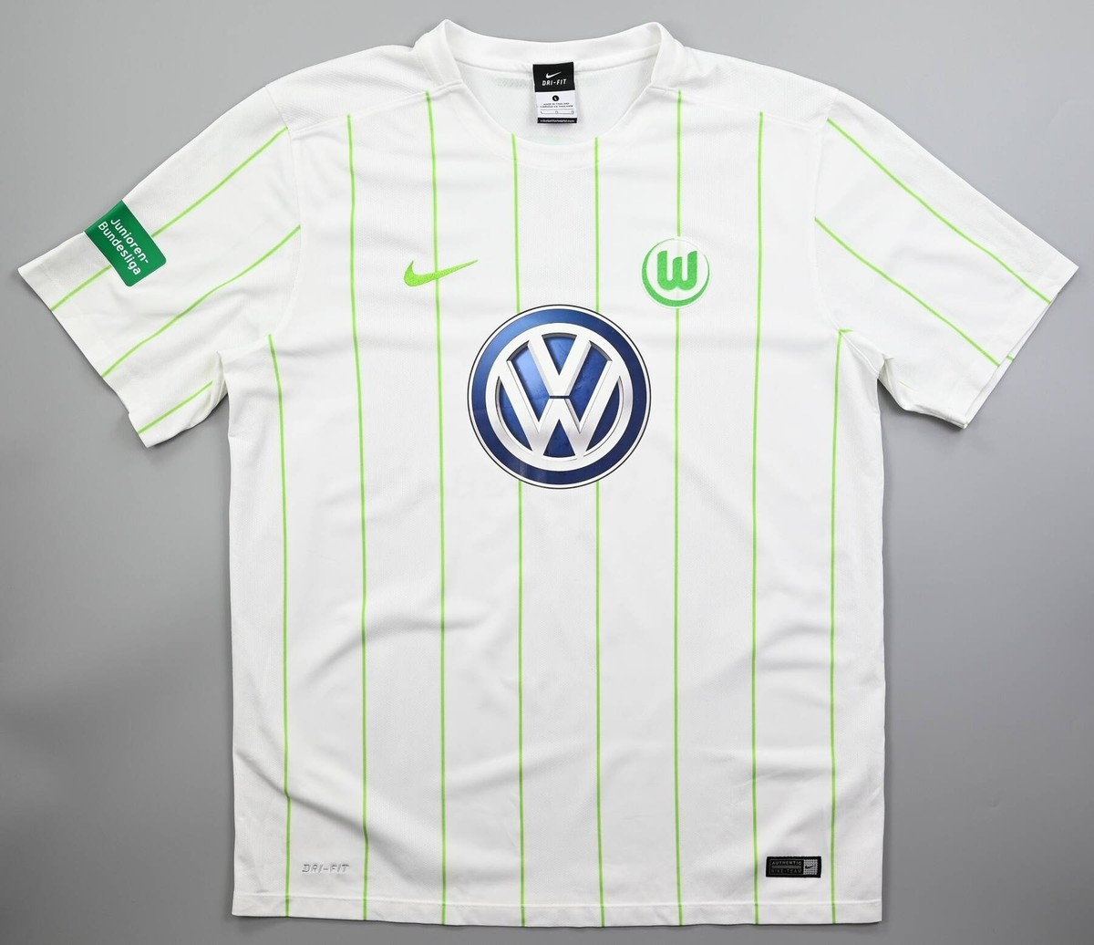 Nike 2016-17 VFL WOLFSBURG SHIRT TRIKOT L | eBay