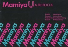 Mamiya U Autofocus Instruction Manual multi-language