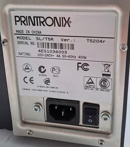 PRINTRONIX T5000 SL/T5R T5204R THERMAL BARCODE PRINTER - Picture 2 of 5