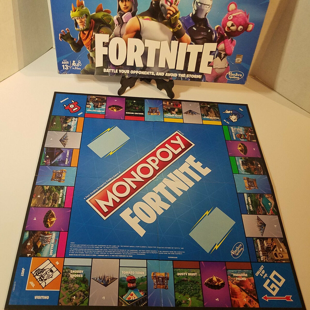 Monopoly - Fortnite Edition - board game - Epic Games / Hasbro - used