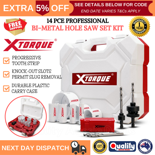 Multi Cutting Bi-Metal Hole Saw Set Kit 
