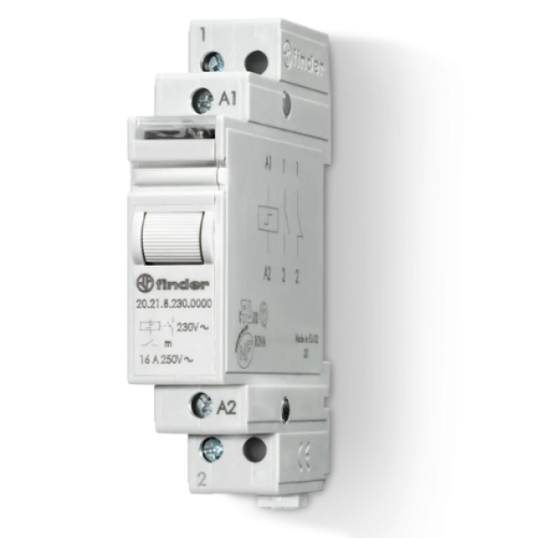 Relè ad impulsi modulare 17,4mm 1NO 16A Finder 202182300000