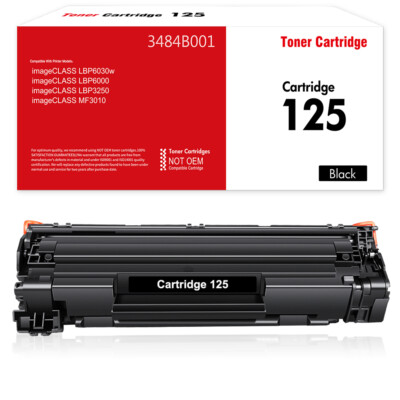 1 PK High Yield 125 Toner Cartridge for Canon ImageClass LBP6000 LBP6030w MF3010
