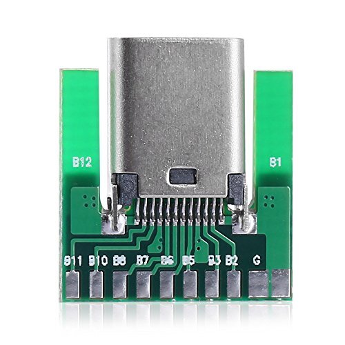 Connettore SMT 24 pin USB 3.1 Tipo C femmina fai da te tipo SMT con (I1w)