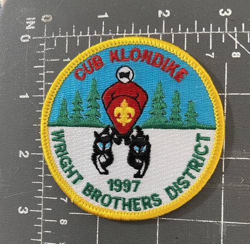 Wright Brothers District Cub Klondike Patch BSA Boy Scouts Miami Valley Council