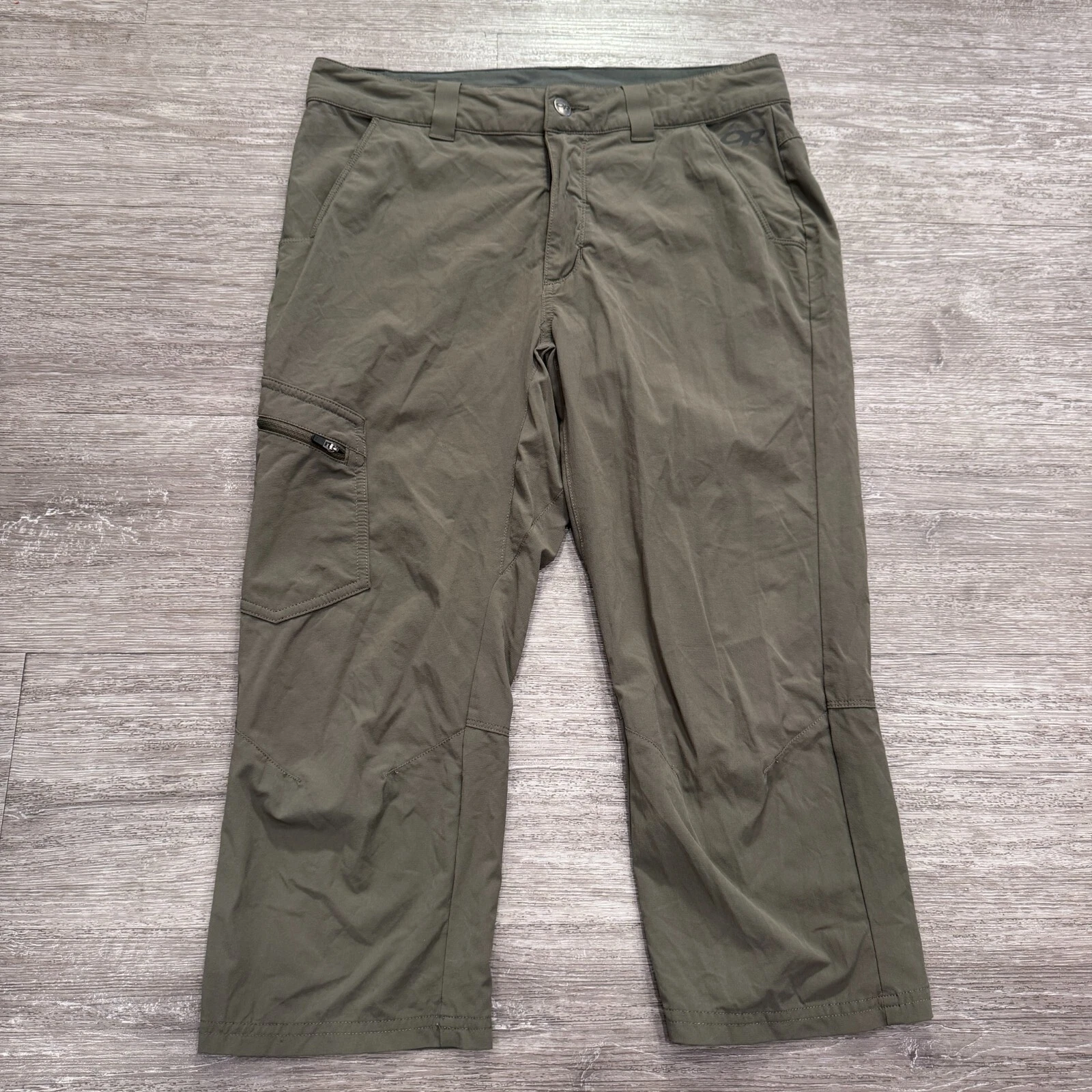 outdoor-research nylon outdoor capri lightweight hiking pants