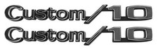 1969-1972 Chevy Truck Front Fender Emblem Pair Custom 10 1969-1972 Chevy Truck Front Fender Emblem Pair Custom 10