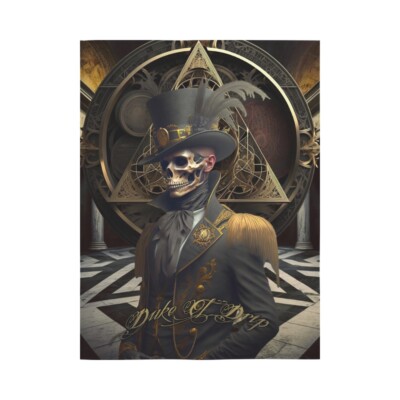 Dorian The Duke of Drip Gothic Steampunk Wall Tapestry - HUGE - Free Shipping
