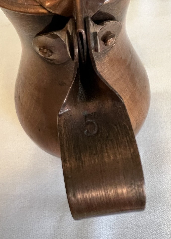 Small Gasperini Copper Coffee/Tea Pot Creamer Handmade in Italy. eBay