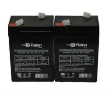 Raion 6V 4.5Ah Replacement Battery For Embassy Crown 6CE5 - 2 Pack