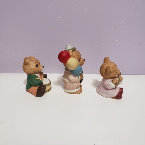 Homco Bears Vintage Lot Of 3 Figurines Home Decor - Picture 4 of 8