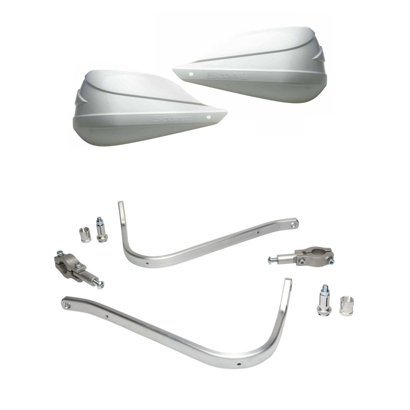 Barkbuster Storm White Handguard & Fit Kit Yamaha YZ 125 1997 - 2014