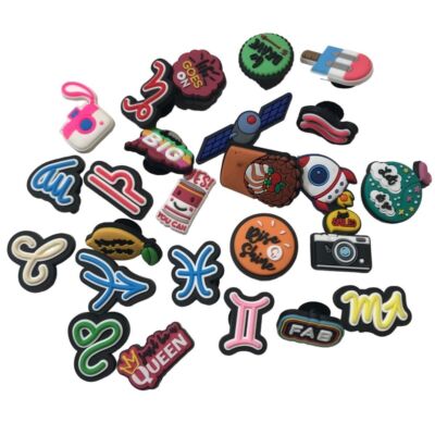 Shoe Charms sandal Jewlry Foam clog pvc wristband bracelet Random lot of 25
