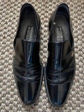 Men’s Gianni Versace Black Leather Shoes