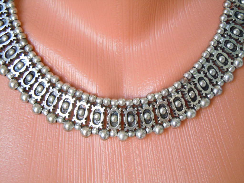 Statement Necklace With Clear Transparent Rhinest… - image 4