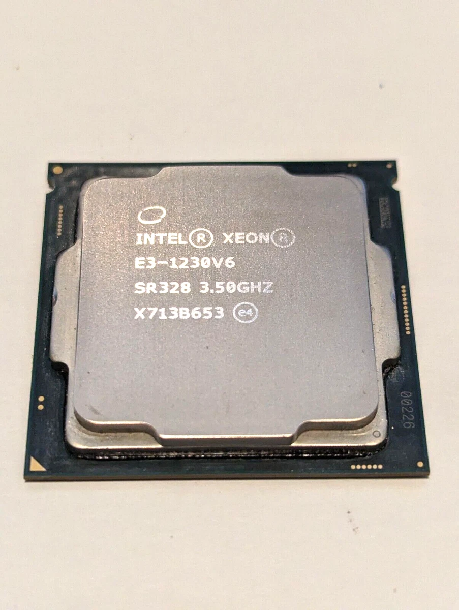 Intel Computer Intel Xeon E3-1230 V6 Processor Model Processors
