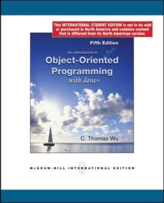 Eine Einführung in die objektorientierte Programmierung mit Java (Int'l 