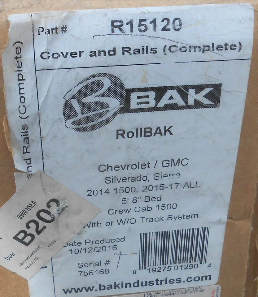 ROLLBACK G2 14-16 Silverado/Sierra & BAKFlip 09-16 Dodge Ram w/o Ram Box Foto 3 de 3
