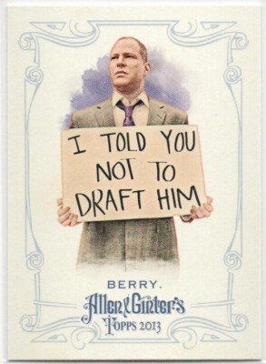 2013 Topps Allen & Ginters #223 Matthew Berry FANTASY FOOTBALL GURU ESPN 48