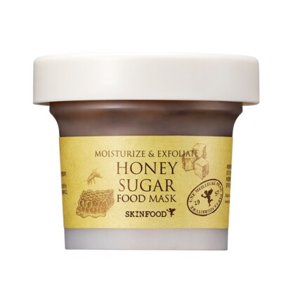 SKIN FOOD Moisturizer & Exfoliate Honey Sugar Food Mask 120g Face Scrub