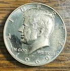 1969-S Silver Proof Kennedy Half Dollar Choice Uncirculated CHN