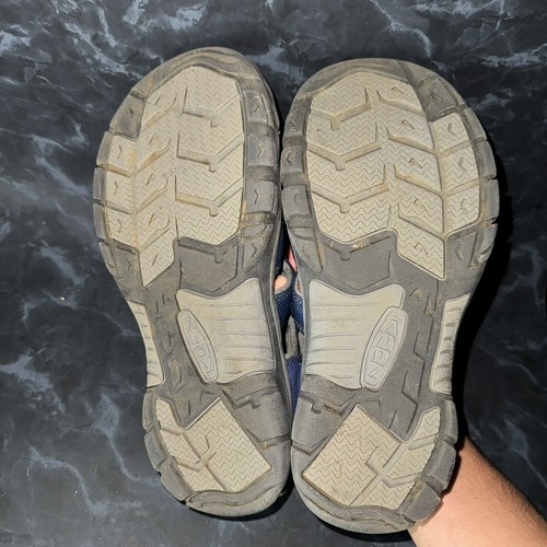 Keen Big Kid’s Newport H2 Outdoor Hiking Comfort Sandals Blue And Yellow Size 5 - Picture 7 of 8