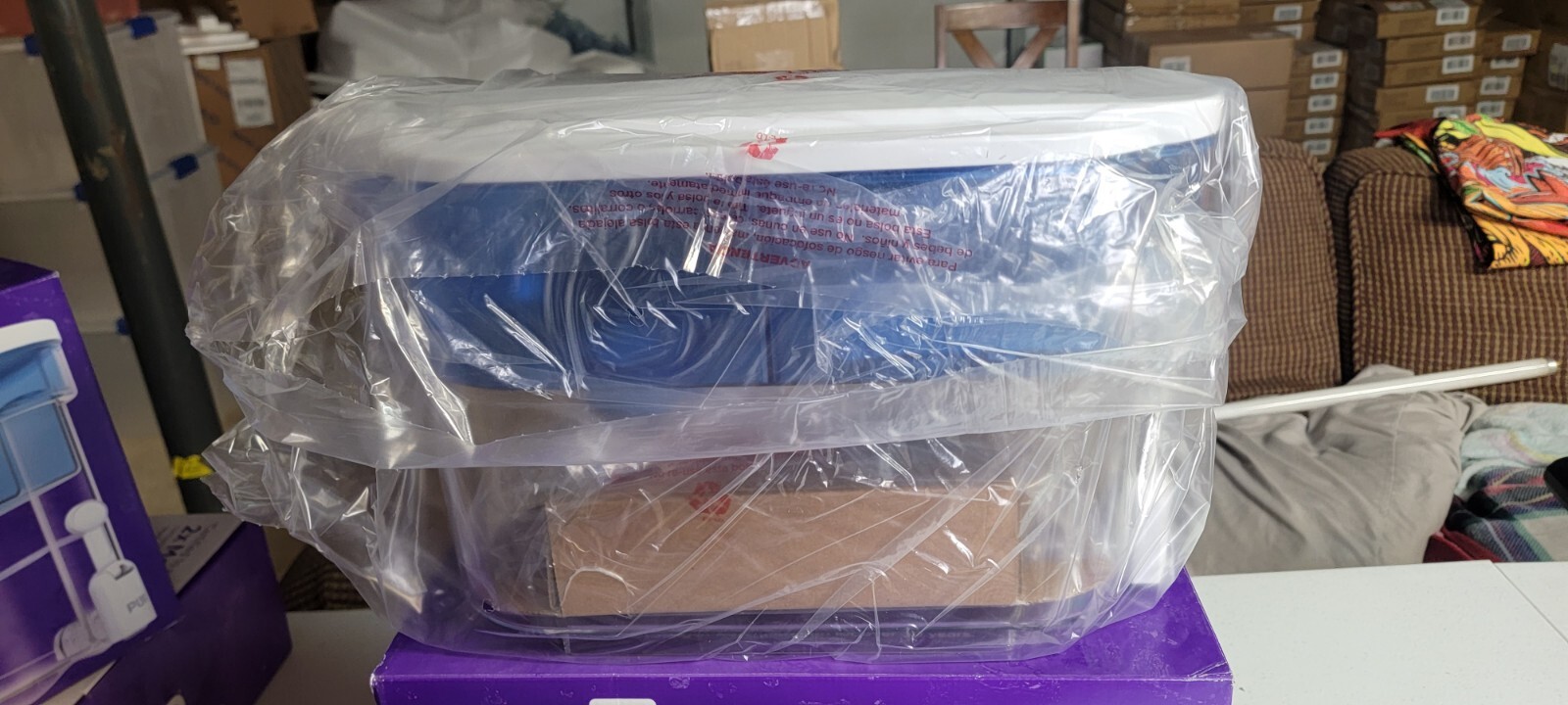 PUR 30 Cup Water Dispenser Filtration System Blue/White DS1800Z NEW in