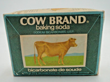 Vintage Cow Brand Baking Soda Bicarbonate De Soude Sealed New Old Stock