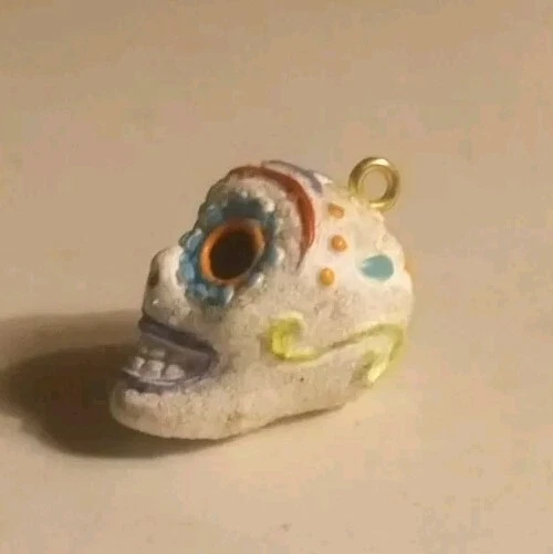 Halloween 2018 miniatura calavera de azúcar sello recuerdo adorno Foto 2 de 4