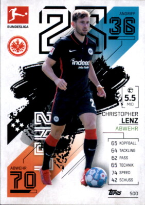 Match Attax EXTRA 2021/2022  Nr.500 - Christopher Lenz