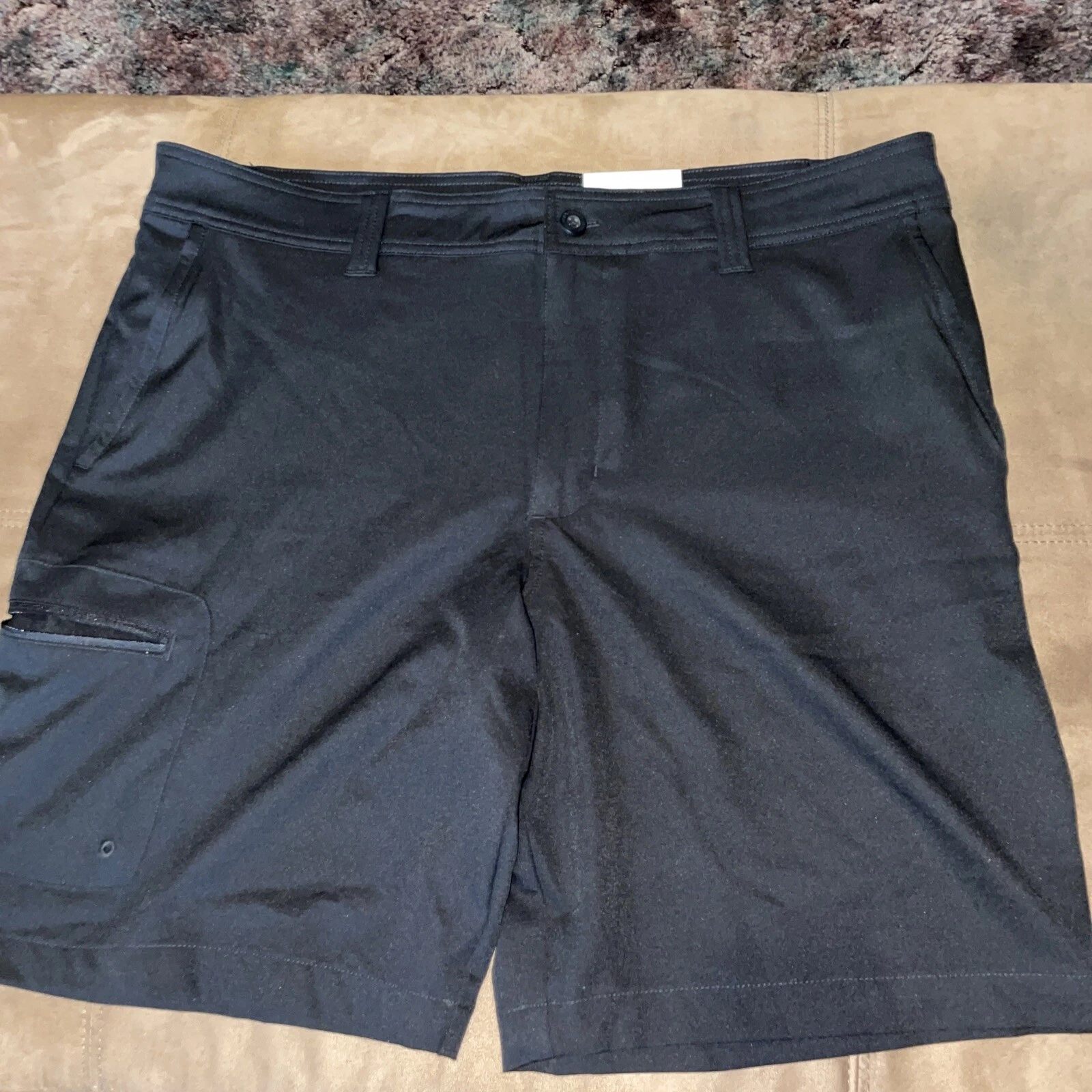 MAGELLAN Outdoors Men's Stretch Flat Front Fast Dry Fish Gear Shorts 38 NWT