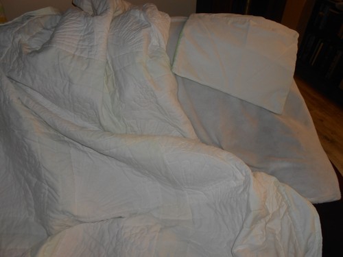 Quilt 60 x 75~ and ~1 Pillow Sham 18 x 18 Excellent condition - Picture 13 of 13