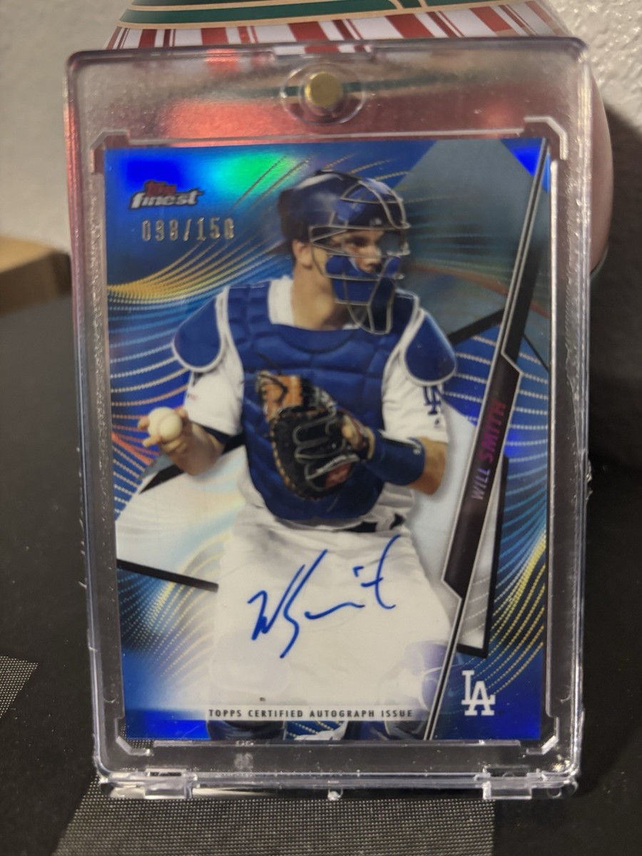 2020 Topps Finest - Finest Autographs Will Smith #FA-WS Blue 