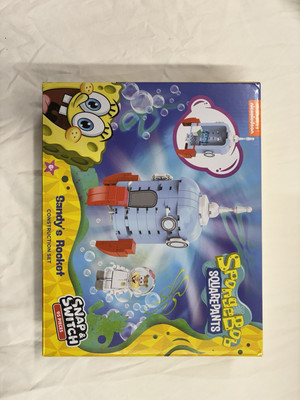SpongeBob Squarepants Sandys Rocket Snap & Switch Construction Set - NEW SEALED