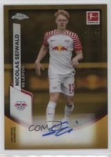 Nicolas Seiwald Chrome Bundesliga 2023/24 Gold Refractor /50 Auto