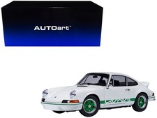 Porsche 911 Carrera 2.7 RS White/Green Stripes 1/18 Autoart